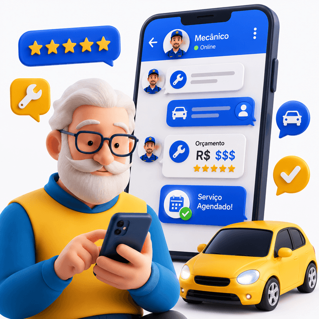 Peça preço para várias oficinas sem sair do app